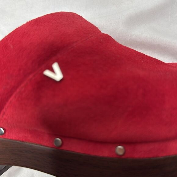 Vionic Kacie Red Suede Women's Clogs. Size 9. - Picture 4 of 9